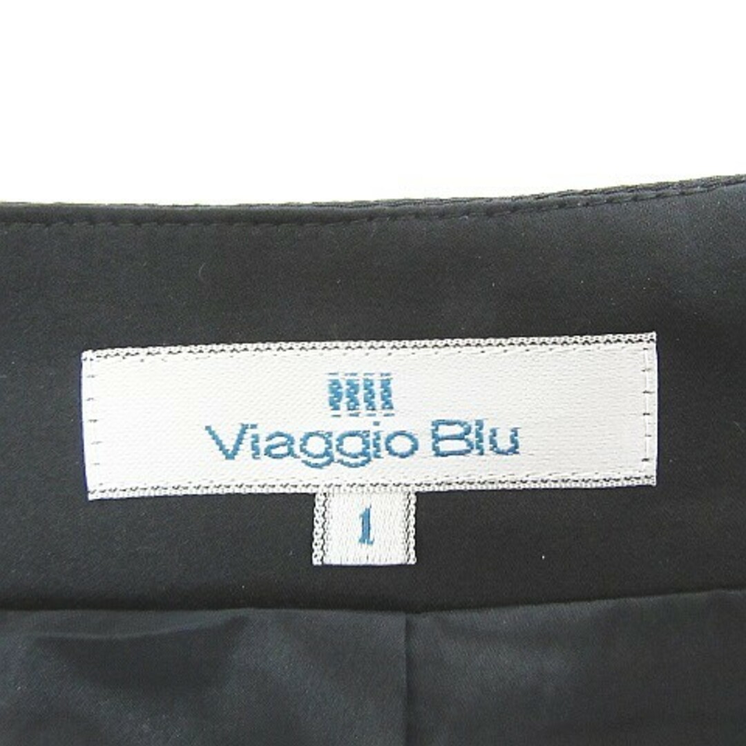 VIAGGIO BLU(ビアッジョブルー)のViaggio Blu スカート タイト 膝上 ちりめん 光沢 花柄 1 レディースのスカート(ひざ丈スカート)の商品写真
