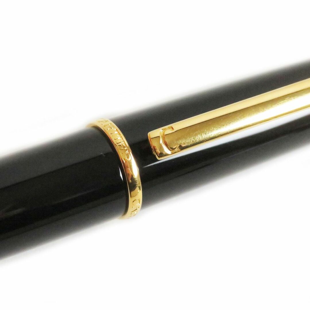 Cartier(カルティエ)の美品□Cartier/カルティエ ディアボロ ドゥ ミニ ペン先18K ブルージェムストーン キャップ式 万年筆 ブラック×ゴールド フランス製 インテリア/住まい/日用品の文房具(ペン/マーカー)の商品写真