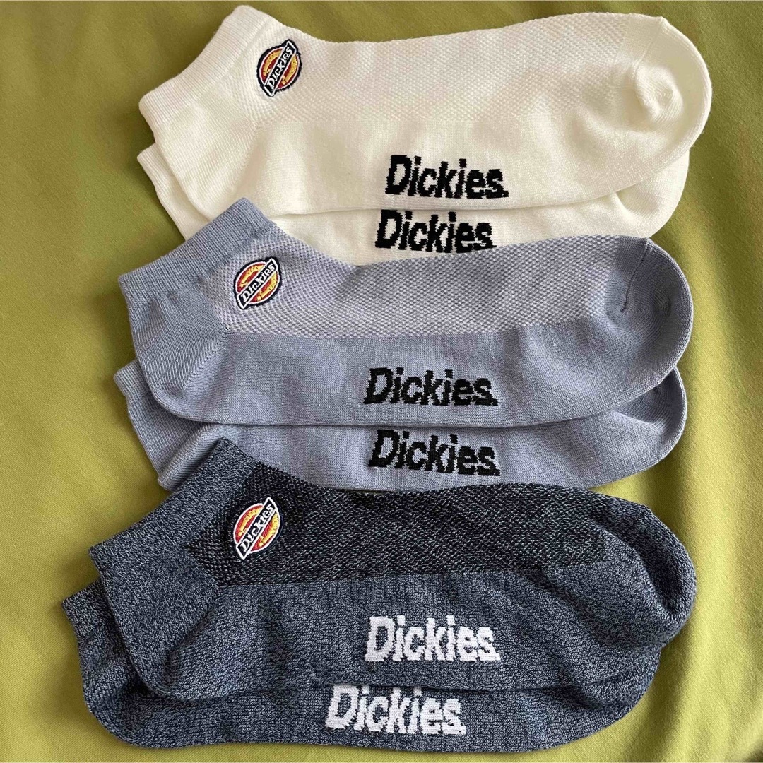 Dickies(ディッキーズ)の【ディッキーズ】とっても爽やか＆スニーカー丈❣️メンズ靴下 3足組DK-4A メンズのレッグウェア(ソックス)の商品写真