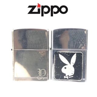 ジッポー(ZIPPO)のZIPPO ジッポー　オイルライター　プレイボーイ　その他　2本セット(タバコグッズ)