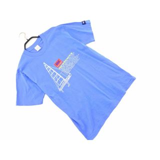 ヘリーハンセン(HELLY HANSEN)のHELLY HANSEN ヘリーハンセン プリント Tシャツ sizeS/青 ■◆ メンズ(Tシャツ/カットソー(半袖/袖なし))