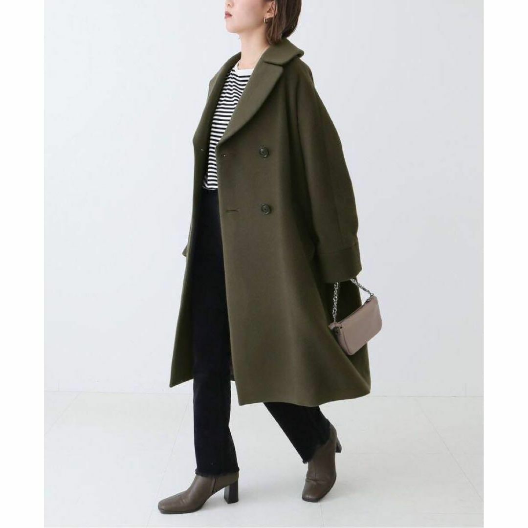 極美品✨ 21AW ティッカ テントコート ラムズウール オーバーサイズ カーキ 極美品✨ 21AW ティッカ テントコート ラムズウール オーバーサイズ カーキ