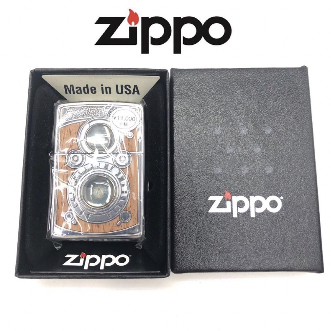 ファッション小物ZIPPO ジッポー　アンティーク DLRカメラ （ダブルレンズレフ）