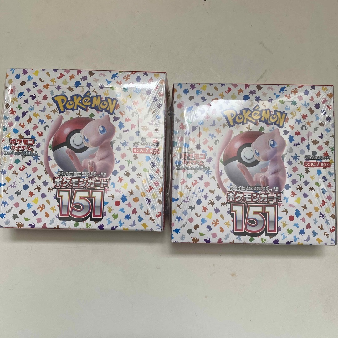 ポケモンカード 151 シュリンク付き 2box