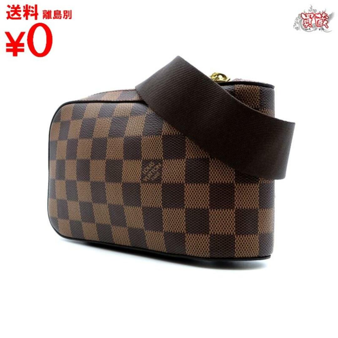 LOUIS VUITTON ルイヴィトン　
ジェロニモス N51994　
ダミエ エベヌ ショルダーバッグ　
【正規品】【美品】　
【買蔵】