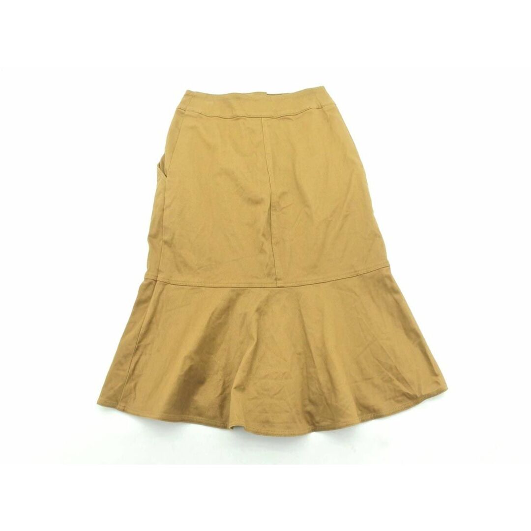 Noble(ノーブル)のNOBLE ノーブル フロント ボタン ロング スカート size34/茶 ■■ レディース レディースのスカート(ひざ丈スカート)の商品写真