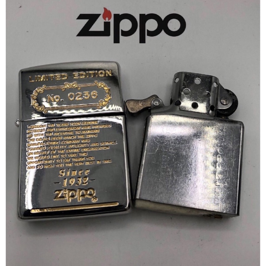 ZIPPO - ZIPPO ジッポー 1000個限定品 シルバー10ミクロン ライターの