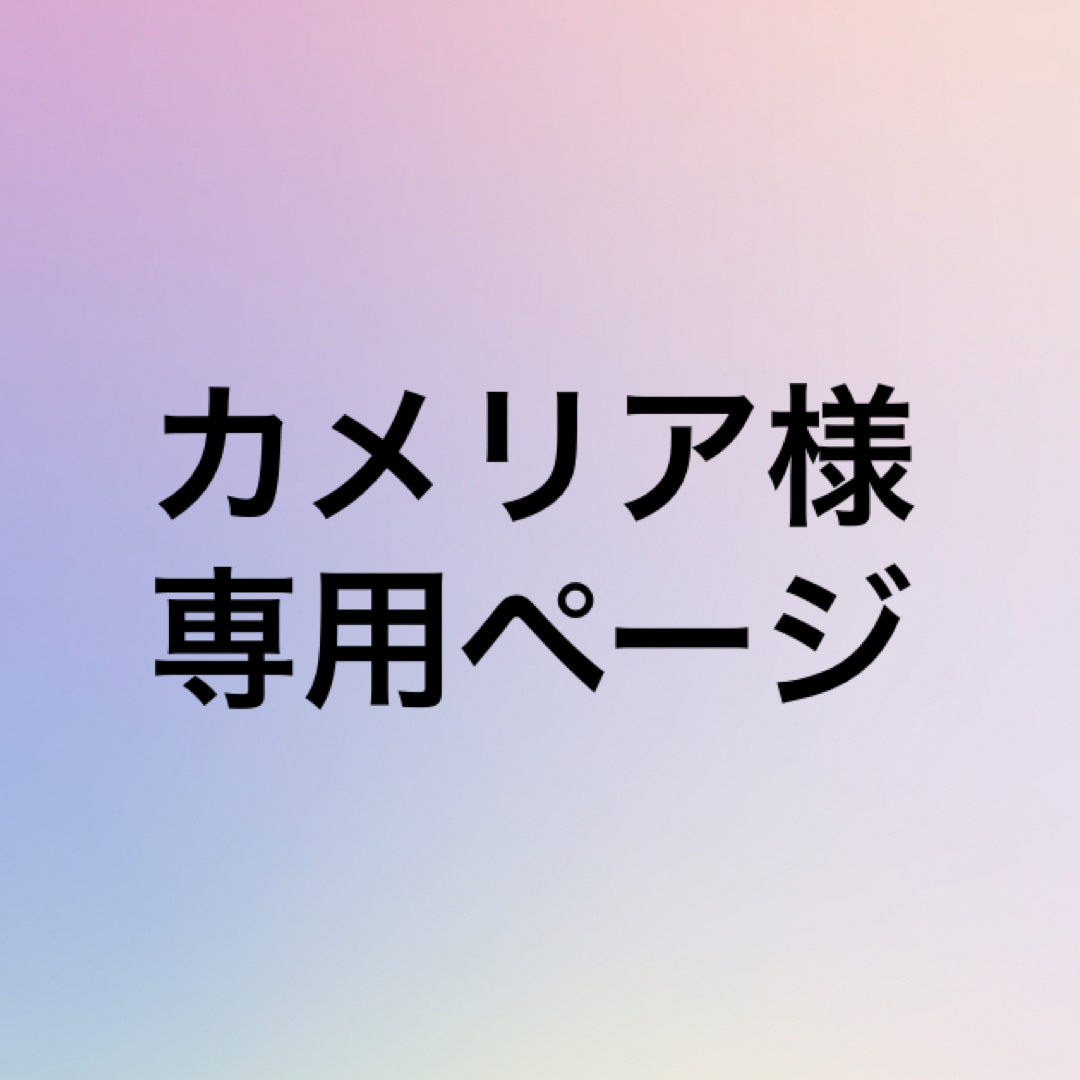 カメリア様専用ページ | フリマアプリ ラクマ