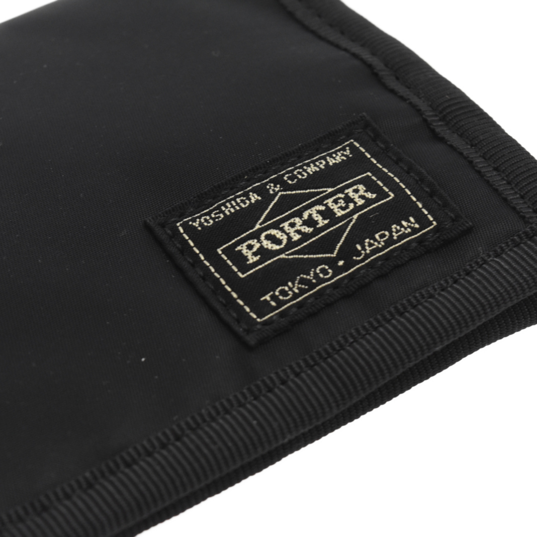A BATHING APE アベイシングエイプ ×PORTER コインケース 二つ折り財布 マジックテープ ブラック 3