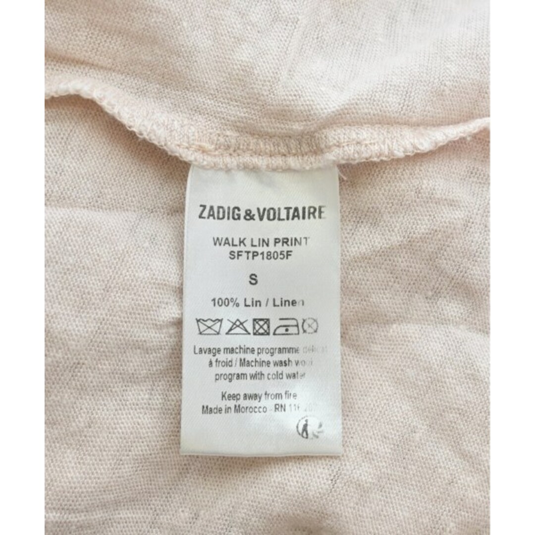 Zadig&Voltaire(ザディグエヴォルテール)のZADIG & VOLTAIRE Tシャツ・カットソー S ピンク 【古着】【中古】 レディースのトップス(カットソー(半袖/袖なし))の商品写真