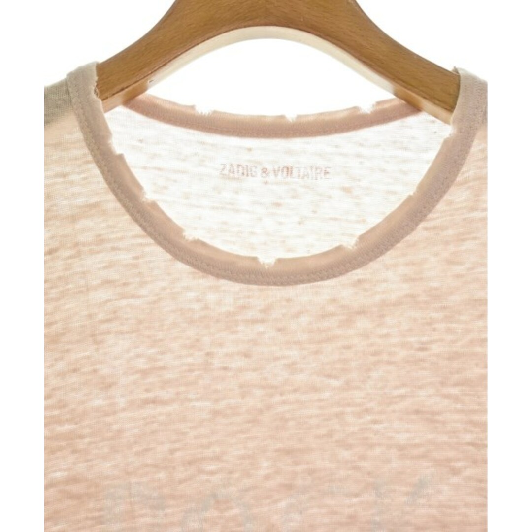 Zadig&Voltaire(ザディグエヴォルテール)のZADIG & VOLTAIRE Tシャツ・カットソー S ピンク 【古着】【中古】 レディースのトップス(カットソー(半袖/袖なし))の商品写真