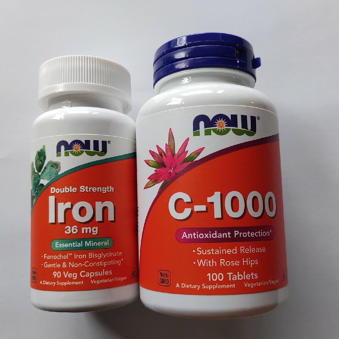 Now Foods(ナウフーズ)のnowサプリ Iron.C-1000 食品/飲料/酒の健康食品(ビタミン)の商品写真