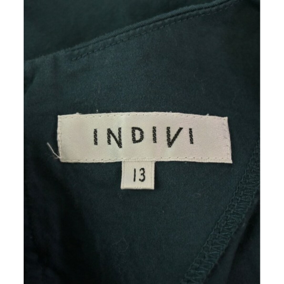 INDIVI(インディヴィ)のINDIVI インディヴィ ブラウス 13(XL位) 緑系 【古着】【中古】 レディースのトップス(シャツ/ブラウス(長袖/七分))の商品写真