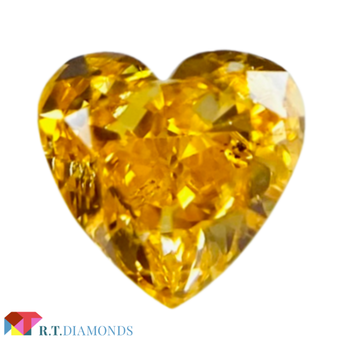 FANCY VIVID YELLOWISH ORANGE 0.178ct HS