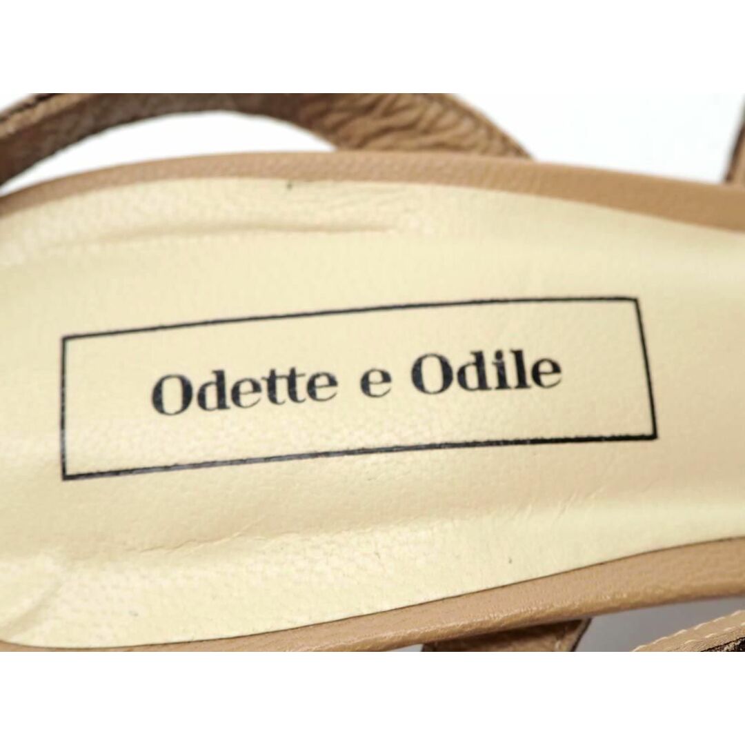 UNITED ARROWS(ユナイテッドアローズ)のOdette e Odile オデットエオディール ユナイテッドアローズ ナローストラップ サンダル size24/ブラウン ■◆ レディース レディースの靴/シューズ(サンダル)の商品写真