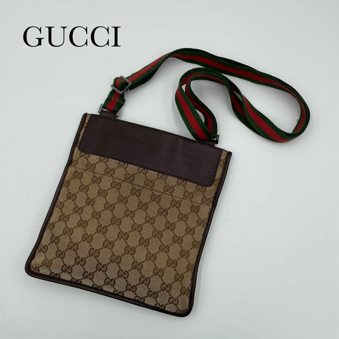 Gucci - 美品✨グッチ ショルダーバッグ シェリーライン GG柄