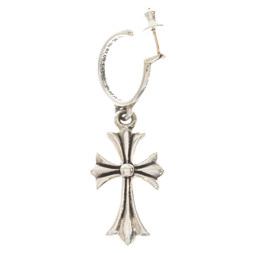 CHROME HEARTS クロムハーツ TINY CH CROSS タイニー CH クロス フープピアス シルバー