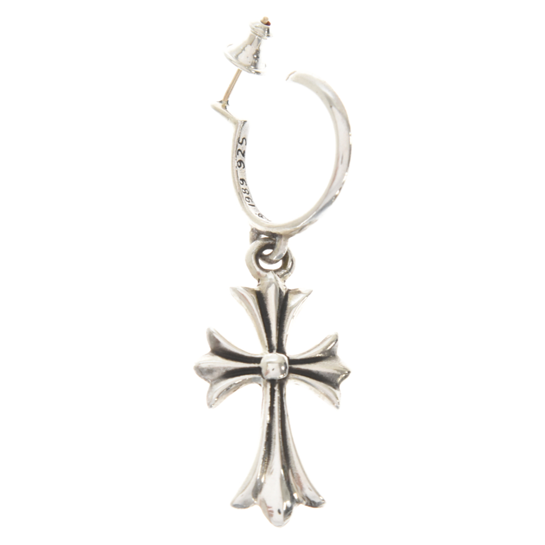 CHROME HEARTS クロムハーツ TINY CH CROSS タイニー CH クロス フープピアス シルバー