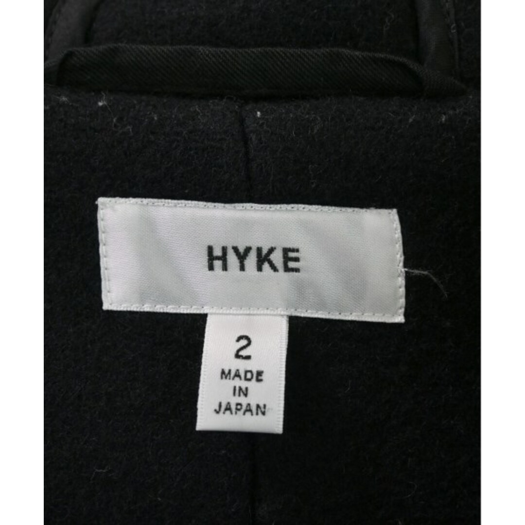 HYKE ハイク ダッフルコート 2(M位) 黒
