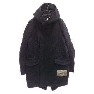 リックオウエンス(Rick Owens)のRick Owens リックオウエンス 19AW LEGASPI HOODED SLAB COAT スラブコート ブラック RU19F4980-CFEH1(フライトジャケット)