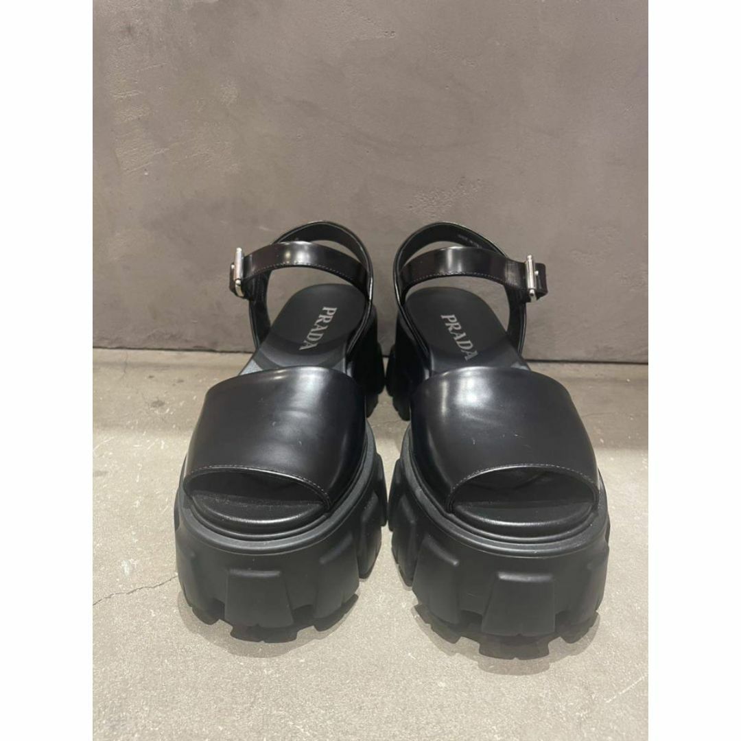 プラダ サンダル イタリア size 38 レディース 新品 未使用 - 靴 プラダ サンダル イタリア size 38 レディース 新品 未使用 - 靴
