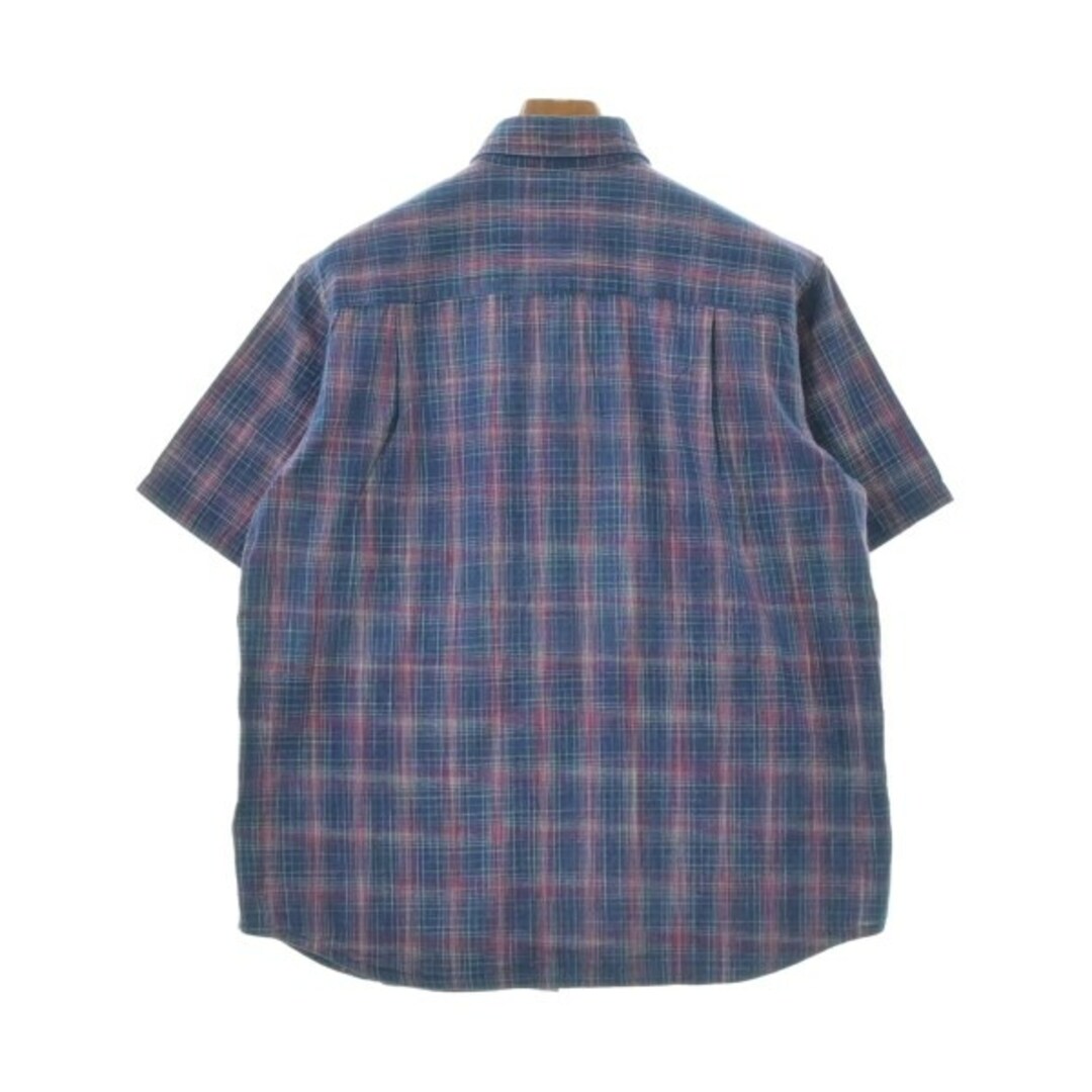 GAIJIN MADE カジュアルシャツ 2(M位) 青x赤x白等(チェック) 【古着】【中古】