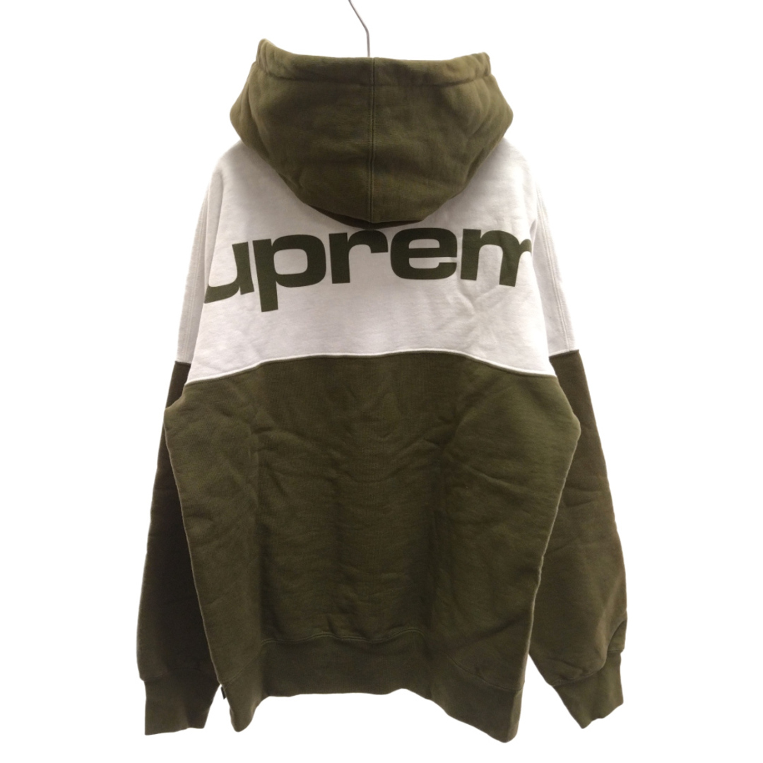 SUPREME シュプリーム 17AW Blocked Hooded Sweatshirt ビックロゴ