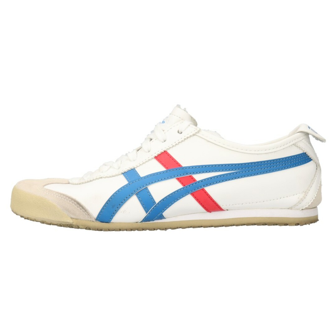 Onitsuka Tiger オニツカタイガー MEXICO 66 メキシコ ローカットスニーカー ホワイト/ブルー/レッド US8.5/26.5cm THL202