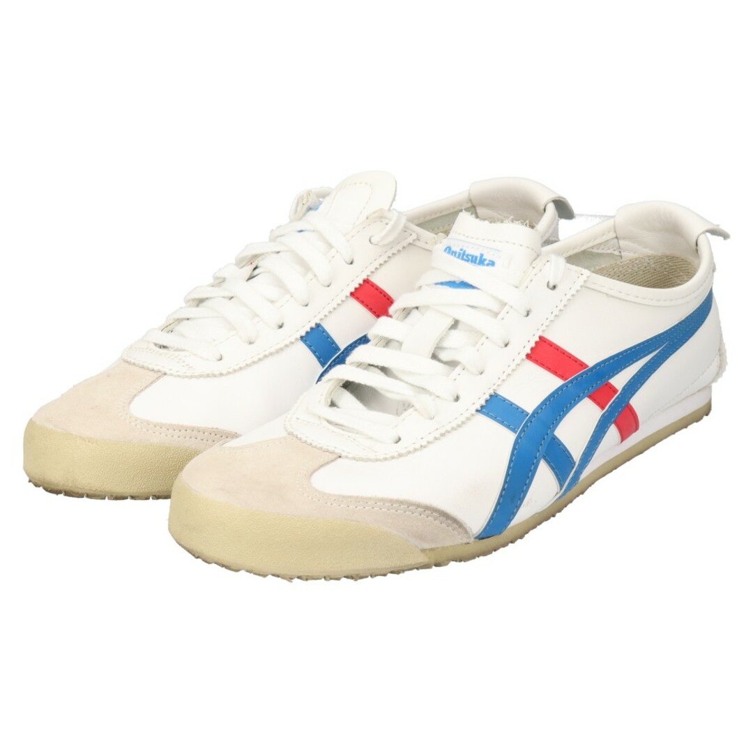 Onitsuka Tiger(オニツカタイガー)のOnitsuka Tiger オニツカタイガー MEXICO 66 メキシコ ローカットスニーカー ホワイト/ブルー/レッド US8.5/26.5cm THL202 メンズの靴/シューズ(スニーカー)の商品写真