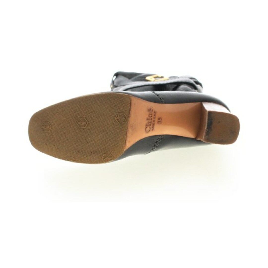 Chloe(クロエ)のChloe クロエ ブーツ EU35(21.5cm位) 黒 【古着】【中古】 レディースの靴/シューズ(ブーツ)の商品写真