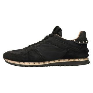 ヴァレンティノ(VALENTINO)のVALENTINO ヴァレンチノ Rockrunner Sneakers TM952Y2 ロックランナー スタッズ スニーカー ローカット カモフラ 迷彩 素材切替 ブラック(スニーカー)