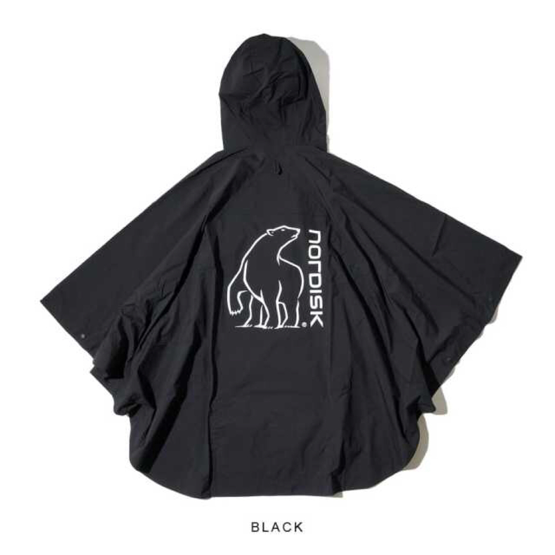 新品未使用！NORDISK レインポンチョ black RAIN CAPE