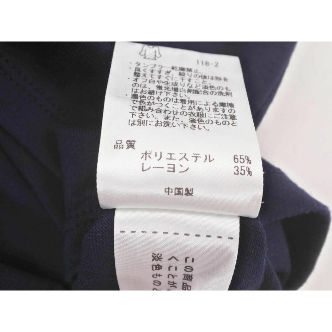 anySiS(エニィスィス)のany SiS エニィスィス フリル カットソー Tシャツ size2/濃紺 ■◆ レディース レディースのトップス(Tシャツ(半袖/袖なし))の商品写真