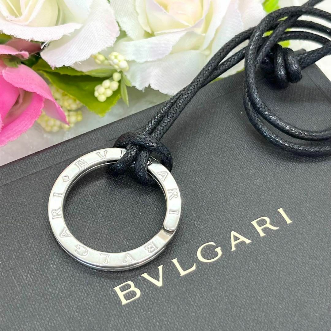 6EM43 BVLGARI ブルガリ ネックレス シルバー 925 キーリング