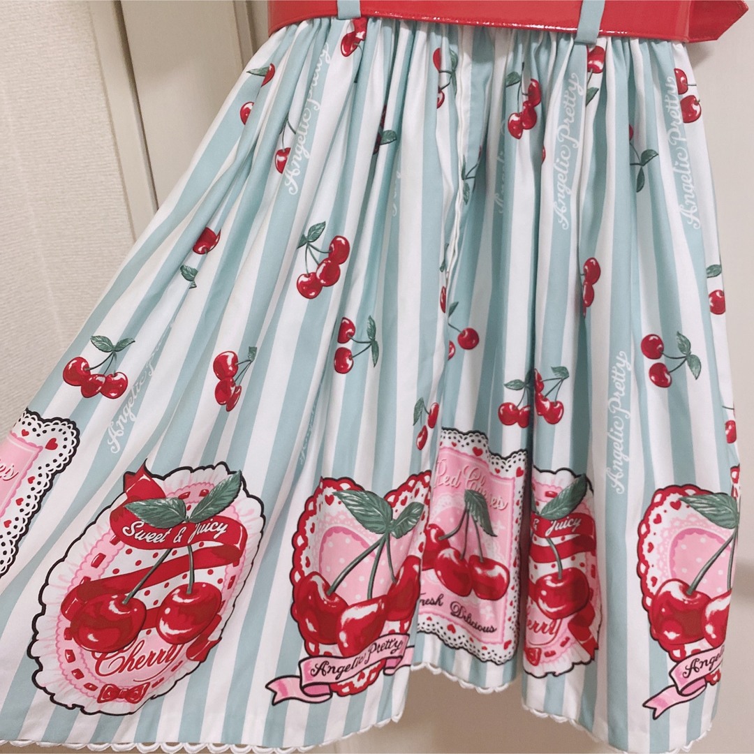 Angelic Pretty - 大幅値下げCherry Stamp JSK ミントの通販 by ...