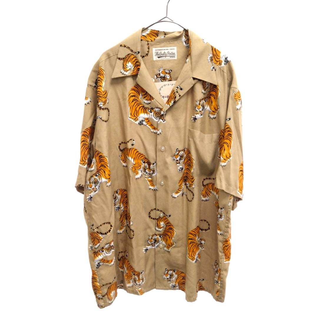 WACKO MARIA ワコマリア 22SS TIM LEHI S/S HAWAIIAN SHIRT TYPE-4 ティムリーハイ 半袖ハワイアンシャツ ベージュ TIMLEHI-WM-HI29