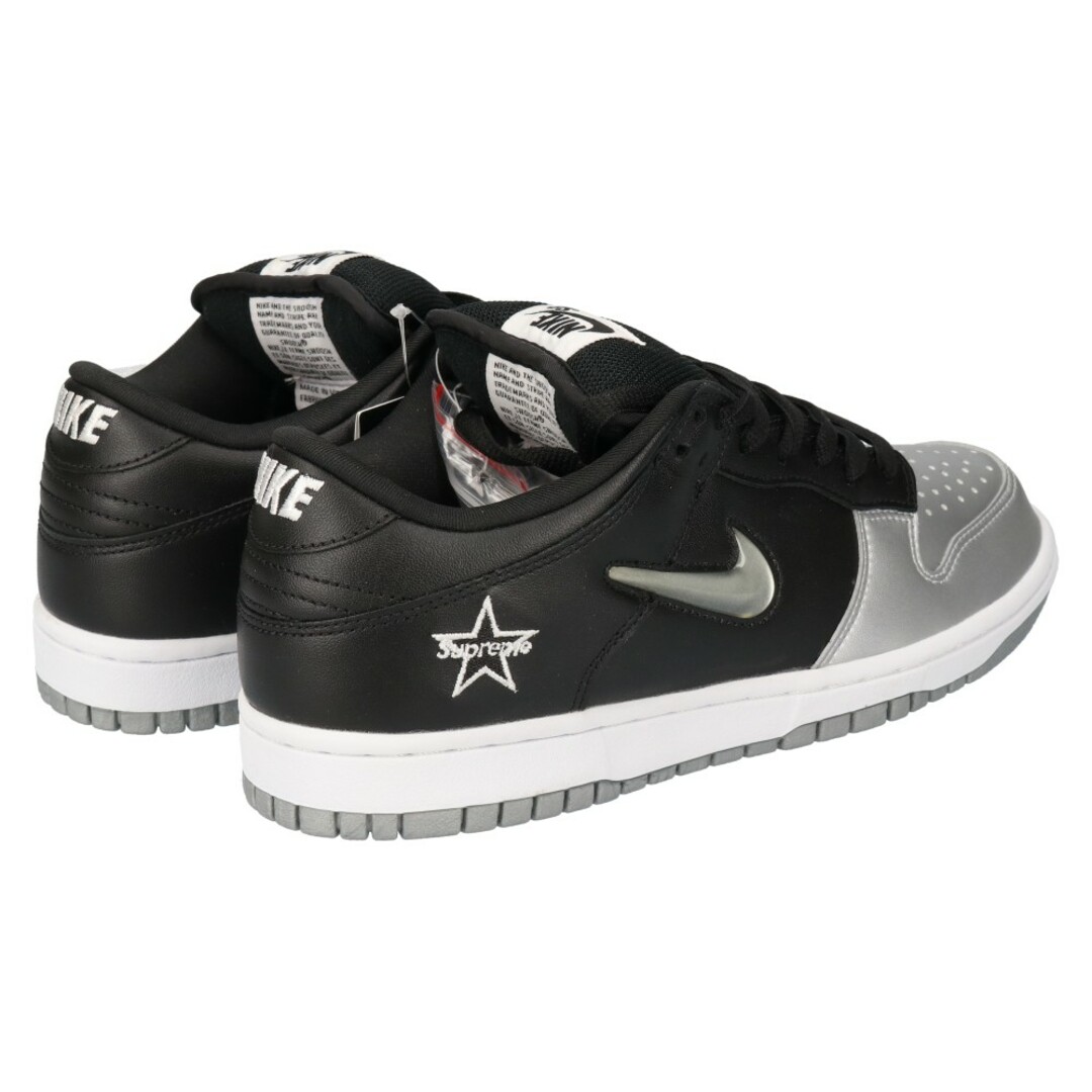 NIKE(ナイキ)のNIKE SB ナイキエスビー DUNK LOW OG QS SUPREME ダンク ローカットスニーカー ブラック/シルバー US7/25cm メンズの靴/シューズ(スニーカー)の商品写真