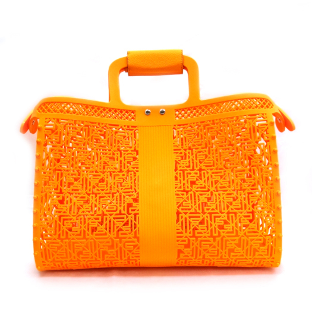 フェンディ バスケット フォーティー8 オレンジ かごバッグ 再生プラスチック ハンドバッグ 7VA593AMT8F1KJQ FENDI フェンディ バスケット フォーティー8 オレンジ かごバッグ 再生プラスチック ハンドバッグ 7VA593AMT8F1KJQ FENDI