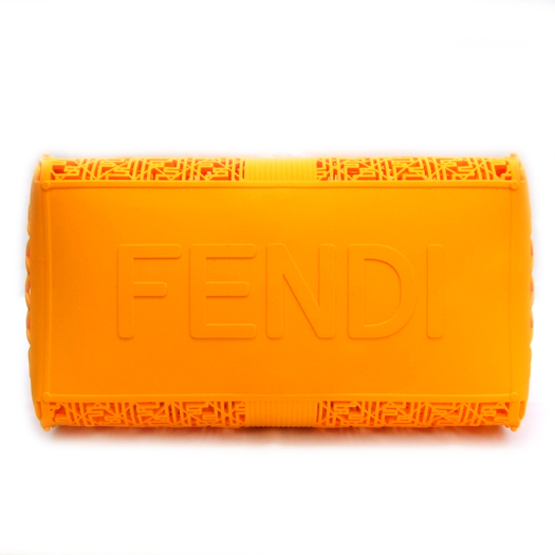 FENDI(フェンディ)のフェンディ バスケット フォーティー8 オレンジ かごバッグ 再生プラスチック ハンドバッグ 7VA593AMT8F1KJQ FENDI  レディースのバッグ(かごバッグ/ストローバッグ)の商品写真