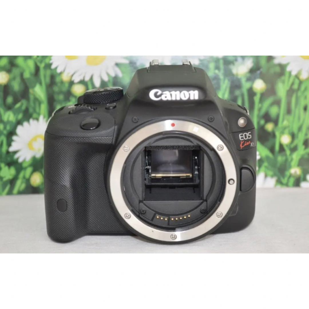 ダブルレンズスマホ転送Canon kiss x7小型軽量-