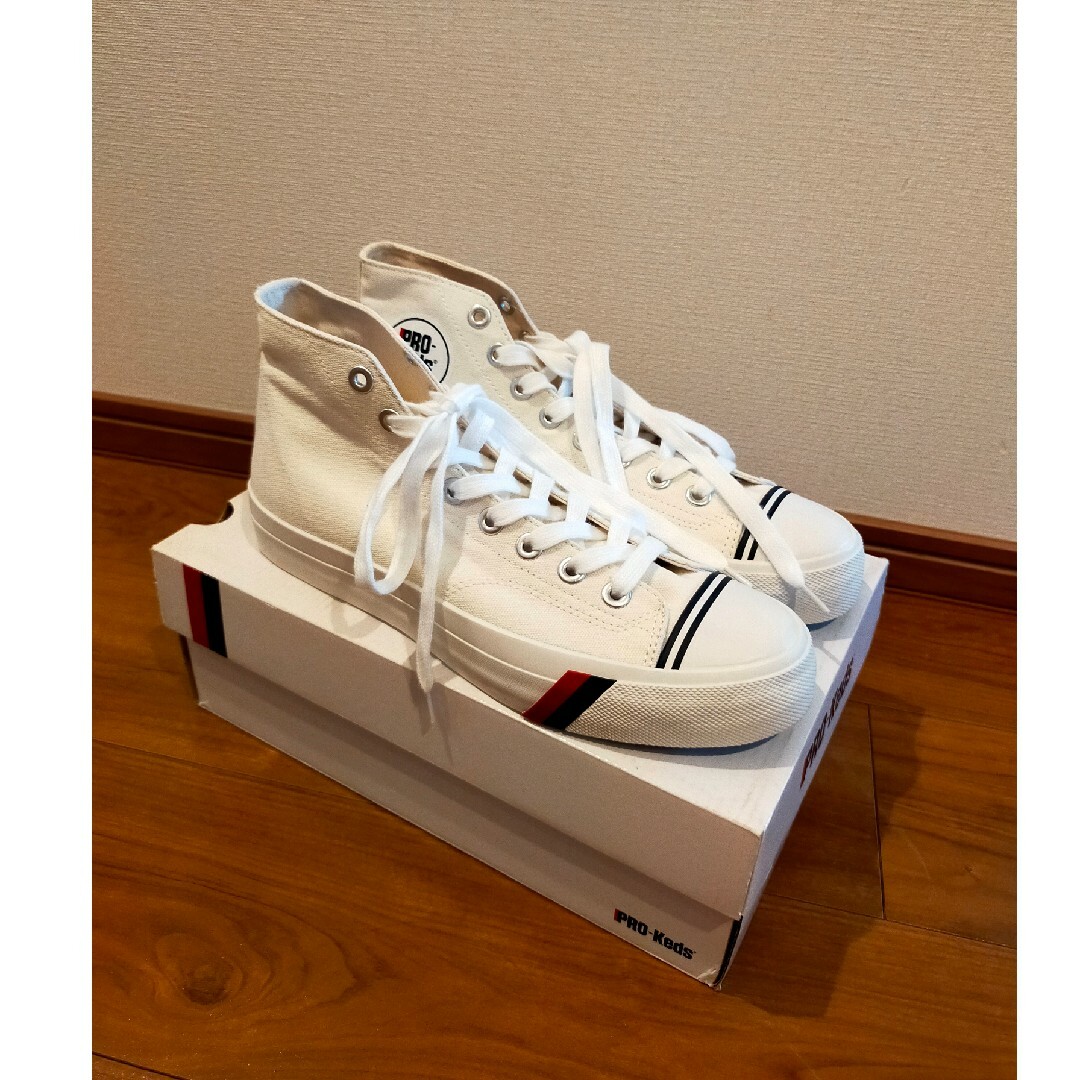 PRO-Keds(プロケッズ)の【新品・未使用】プロケッズ ハイカットスニーカー オフホワイト メンズの靴/シューズ(スニーカー)の商品写真