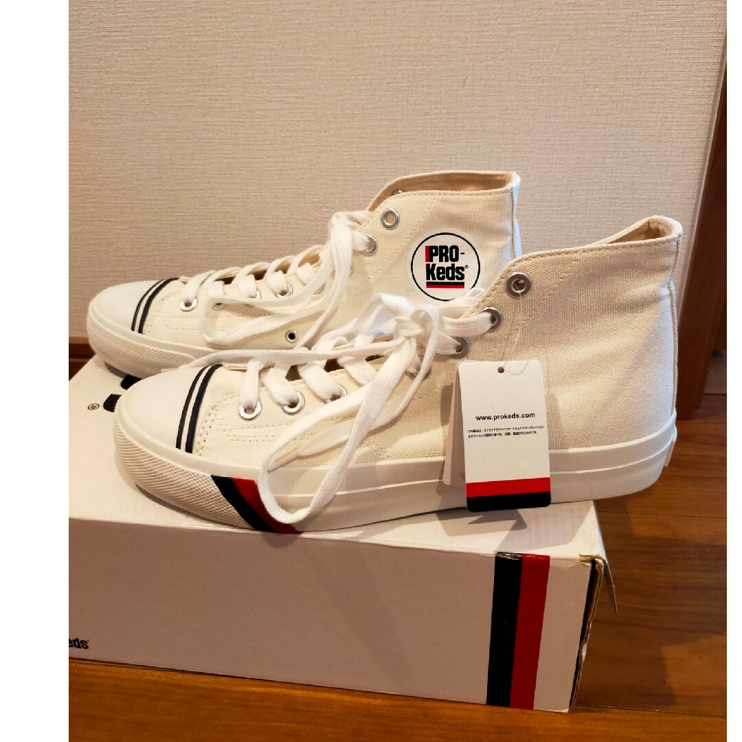 PRO-Keds(プロケッズ)の【新品・未使用】プロケッズ ハイカットスニーカー オフホワイト メンズの靴/シューズ(スニーカー)の商品写真