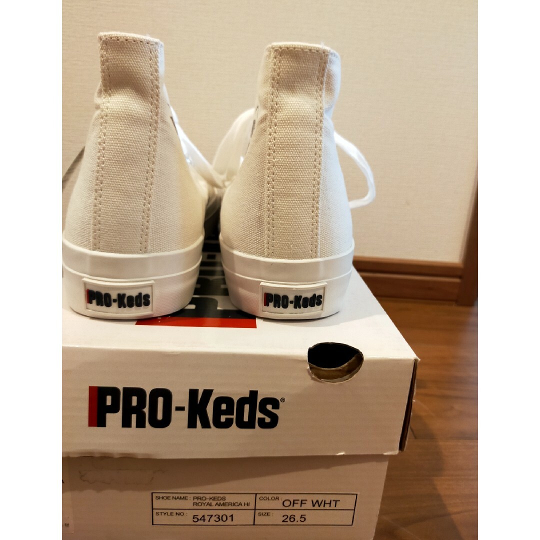 PRO-Keds(プロケッズ)の【新品・未使用】プロケッズ ハイカットスニーカー オフホワイト メンズの靴/シューズ(スニーカー)の商品写真