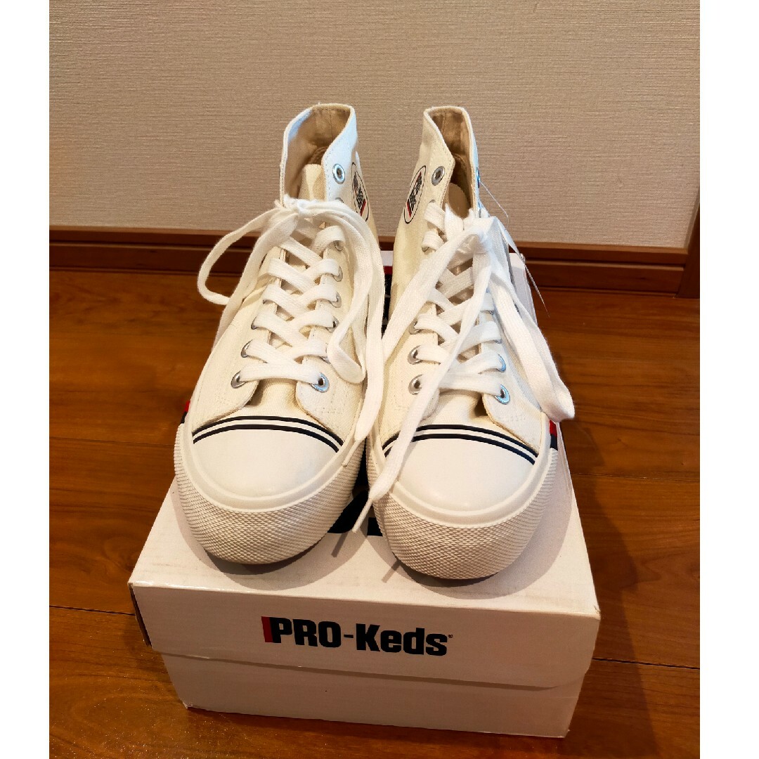 PRO-Keds(プロケッズ)の【新品・未使用】プロケッズ ハイカットスニーカー オフホワイト メンズの靴/シューズ(スニーカー)の商品写真