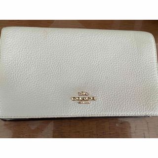 COACH - コーチ 長財布 白の通販 by rei's shop|コーチならラクマ