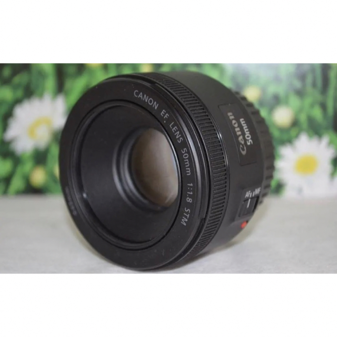 美品 Canon EF 50mm F1.8☆新型STM☆単焦点レンズ☆明るいボケ