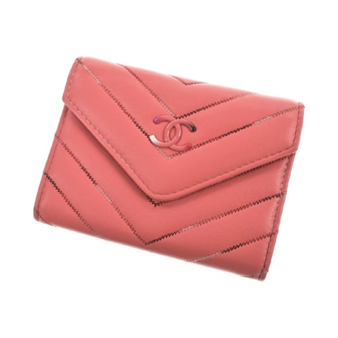 CHANEL - CHANEL シャネル 財布・コインケース - ピンク 【古着