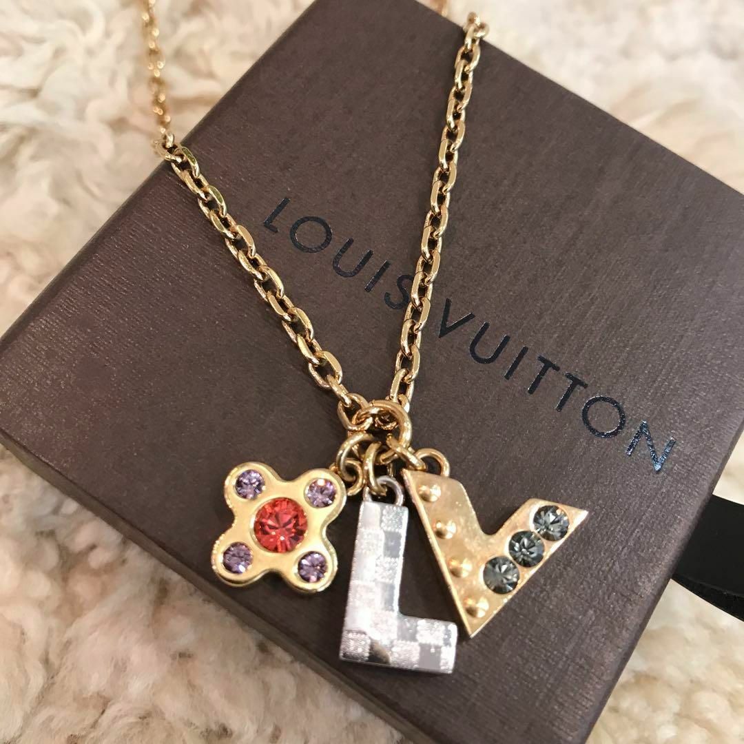 ☆美品☆LOUIS VUITTON パンダンティフ ラブレターズ ネックレス ...