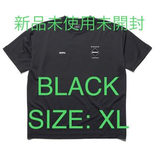 エフシーアールビー(F.C.R.B.)のFCRB BIG LOGO WIDE TEE ブラック Tシャツ XL(Tシャツ/カットソー(半袖/袖なし))