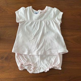 プチバトー(PETIT BATEAU)の子供服　プチバトー　セットアップ(シャツ/カットソー)